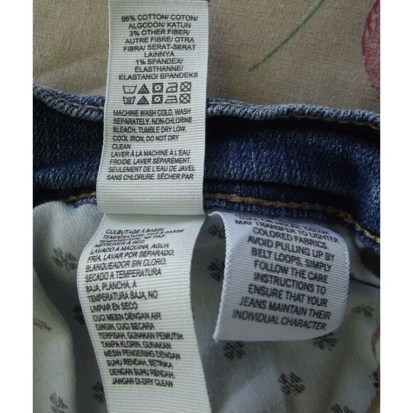 Lucky Brand Jean Shorts Womens Size 6 / 28 Blue The Bermuda Denim 5-pocket - Picture 9 of 11